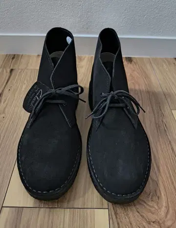 Clarks 스웨이드 데저트 부츠 블랙 UK7.5