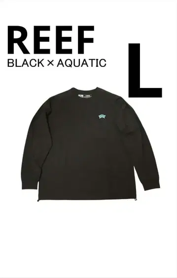 REEF 블랙 L 긴팔 티셔츠