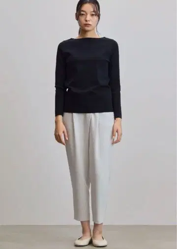 소주 SOEJU 턱 팬츠 라이트 그레이 L