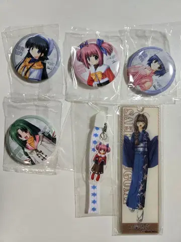 SNOW 캔뱃지 스트랩 클리어 책갈피