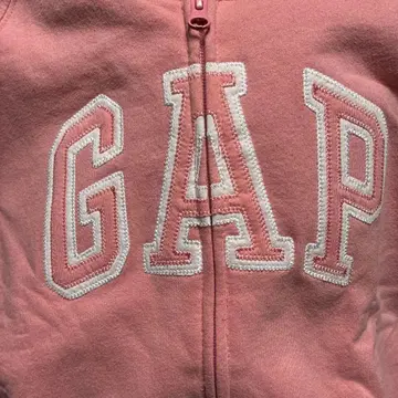 GAP 핑크 집업 후드티