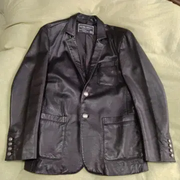 램 가죽 블랙 가죽 자켓 L 사이즈