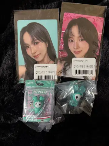 TWICE 온라인 복권 스티커 메지루시 액세서리 미나