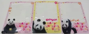 클리어 카드 3장 팬더 내일 53주년 기념 우에노 마츠자카야 레이 신 리