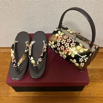 일본 의류용 백과 조리 세트 꽃무늬 박스 포함