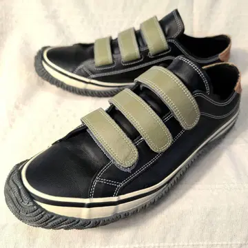 SPINGLE MOVE SPM211 가죽 스니커즈 블랙 LL 27.5