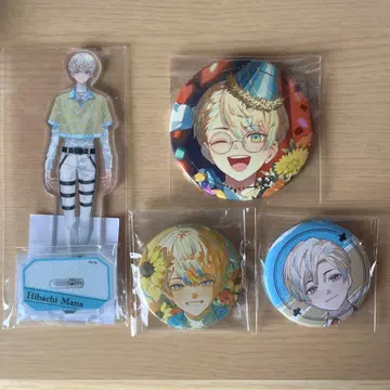 니지산지 히바치 마나 아크릴 스탠드 캔뱃지 묶음 판매