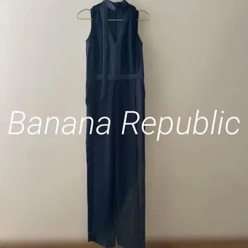 바나나리퍼블릭 팬츠 드레스 점프수트 올인원 네이비