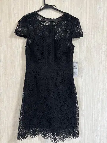 ZARA 블랙 레이스 미니 원피스 S