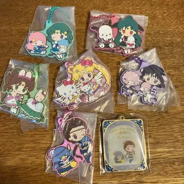 [ 7개 세트 ] 세일러문 산리오 콜라보 굿즈
