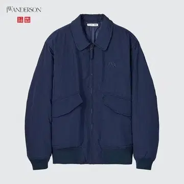 유니클로 UNIQLO JW ANDERSON 패디드 숏 블루종