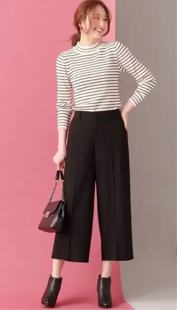 anySIS 써모 2WAY 스트레치 와이드 팬츠 새상품급 L 사이즈