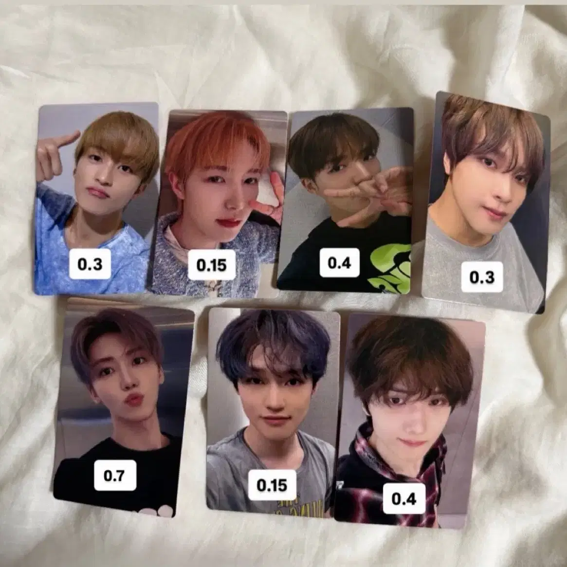 NCT | 엔시티 Nct Wish Color Surf Version Yu Photocard on