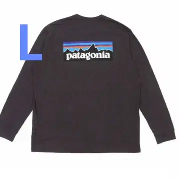 파타고니아 남성용 롱 슬리브 P-6 로고 레스폰서빌리티 L 사이즈