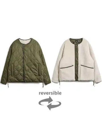 TAION 리버서블 다운 자켓