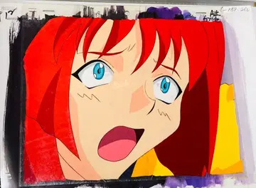 마스터 키튼 애니메이션 셀화와 원화와 레이아웃