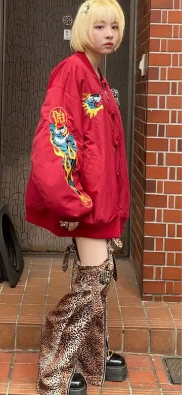 BURNING TIGER CHINA MA-1 캔디 스트리퍼