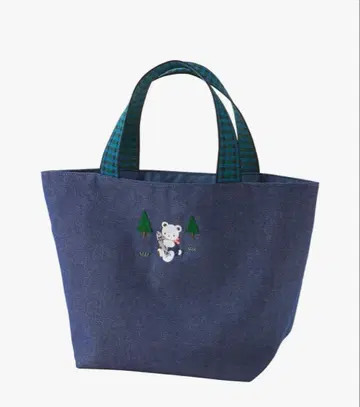 파미리아 다이마루 삿포로점 한정판 토트백 네이비