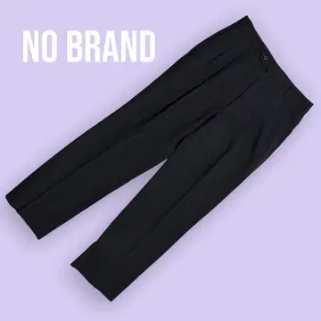 노브랜드 슬랙스 블랙 스트라이프 사이즈 A4 S-981