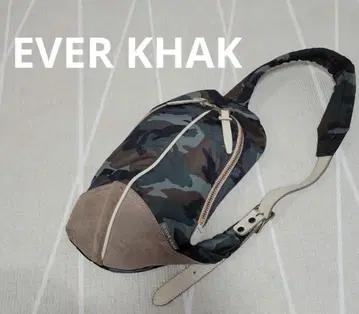 EVER KHAK 에버 카키 카모 패턴 백팩 바디백