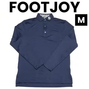 풋조이 카라 안쪽 별도 패턴 슬림핏 긴팔 셔츠 M