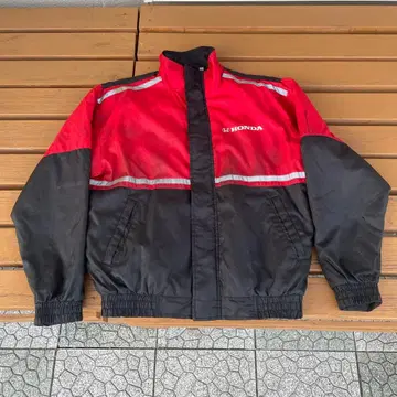 HONDA 나일론 자켓 빨검 사이즈 L 혼다 메카닉
