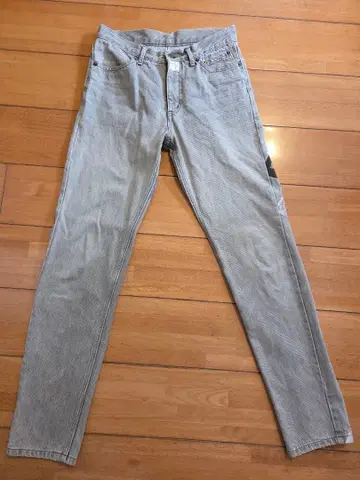 빈티지 초기 칼 헬무트 패치워크 디자인 스트레이트 데님