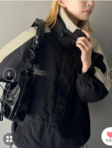 JaVa 하프 집업 블루종 S