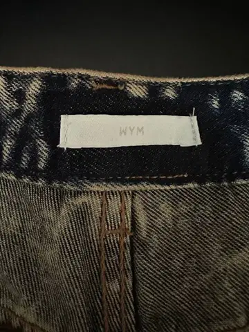 WYM VINTAGE WASHED CURVED DENIM