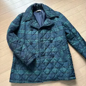 글로벌 워크 남성용 퀼팅 피코트 L