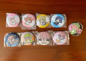 봇치 더 록 패브릭 소재 캔뱃지 세트 덤