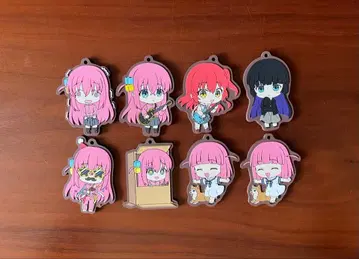 봇치 더 록! 러버 마스코트 키링 세트