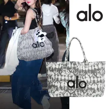 alo 타이 다이 패턴 토트백 대용량