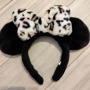 디즈니 리조트 머리띠 레오파드 무늬