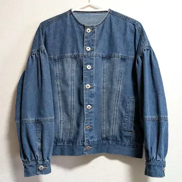 coca 코카 볼륨 슬리브 데님 자켓 L