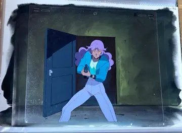 마스터 모스키튼 애니메이션 셀화와 원화와 레이아웃