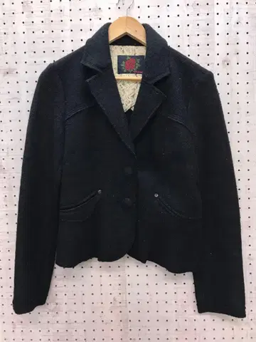 00년대 y2k 레트로 걸리시 트레디셔널 구제 의류 플레어 테일러드 자켓