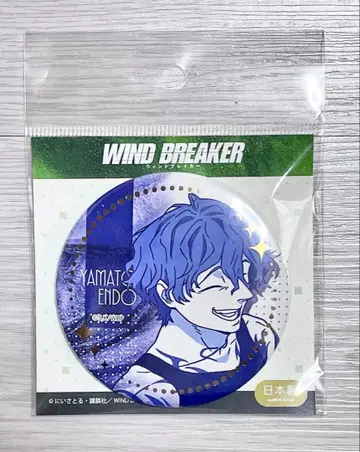 WINDBREAKER 금박 캔뱃지 아키도 사이토