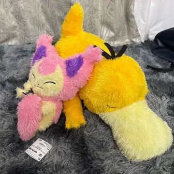 [빅 사이즈 택 포함] 포켓몬 봉제 인형 코닥 에네코로로 2체 세트