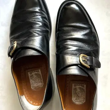 매킨토시 블랙 가죽 신발 25cm