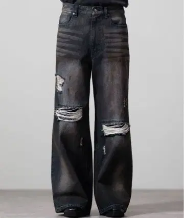 CLEL 베일드 데미지 데님