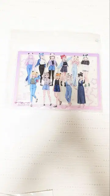 러브 라이브 슈퍼스타 집합 팬더 아크릴 아트 보드