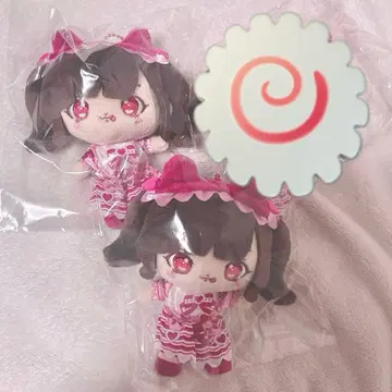 큐루링 해봐 신기루 아뮤 봉제 인형 키링 생일 2세트