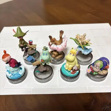 카이요도 무민즈런치 피규어 세트 7개