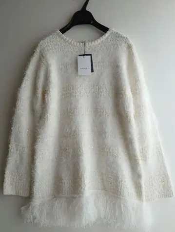 아나이 ANAY 스팽글 프린지 풀오버