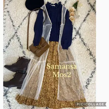 전부 사만사 모스모스 튤 베스트 스커트 코디 3세트