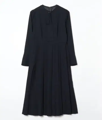 셀포드 보타이 플리츠 원피스 38