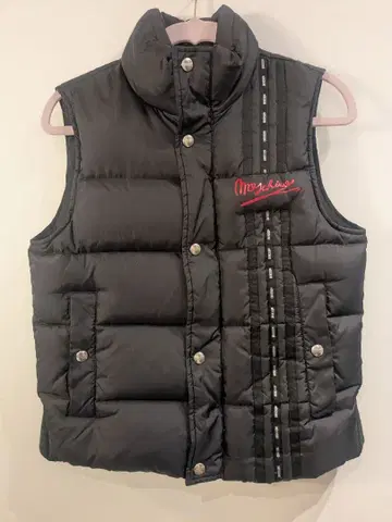 Moschino 블랙 다운 베스트