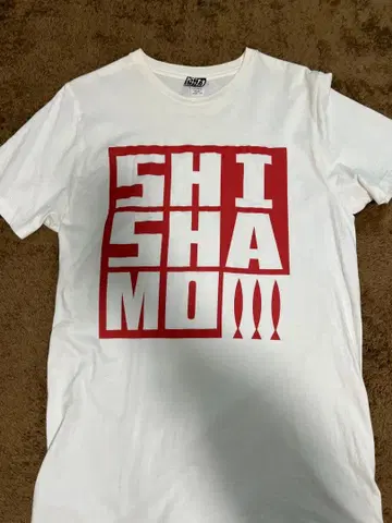 SHISHAMO 로고 T셔츠 화이트