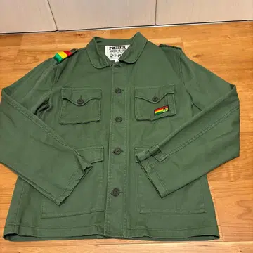 NESTA 밀리터리 자켓 XXL 올리브 그린 자메이카 레게